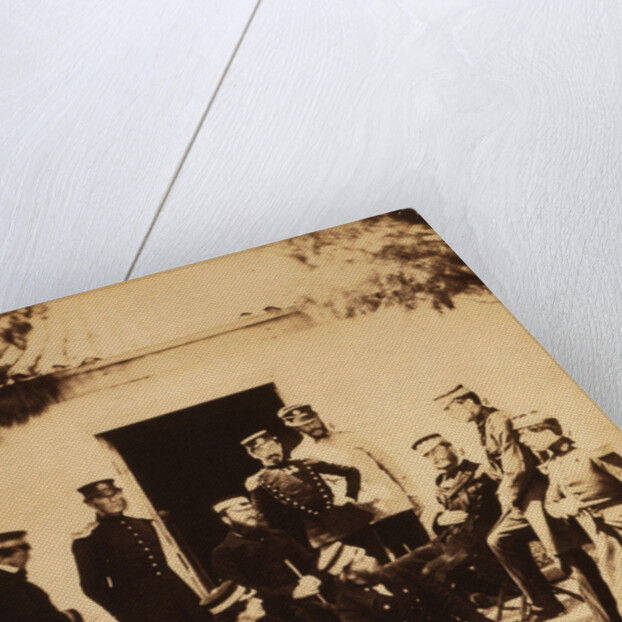 Head Quarters staff, Crimean War by Roger Fenton