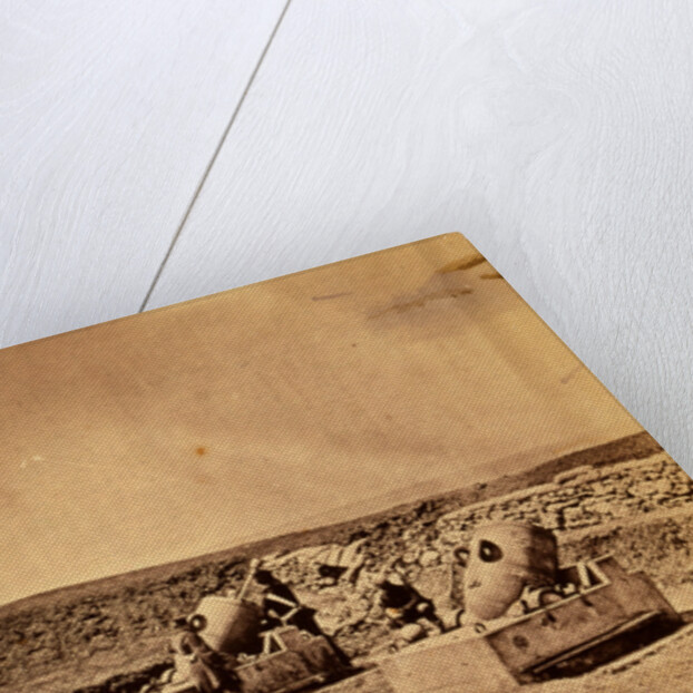 Mortar batteries in front of Picquet house Light Division, Crimean War by Roger Fenton