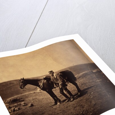 Colonel Dickson, Royal Engineers, Crimean War by Roger Fenton