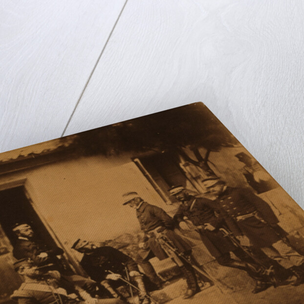 Major General Estcourt, Adj.-Gen. Major De Morel, Captain Thompson, Lieutenant-Colonel Blane, Major Kirkland, Lieutenant-Colonel the Honourable W.L. Pakenham, officers of his staff by Roger Fenton