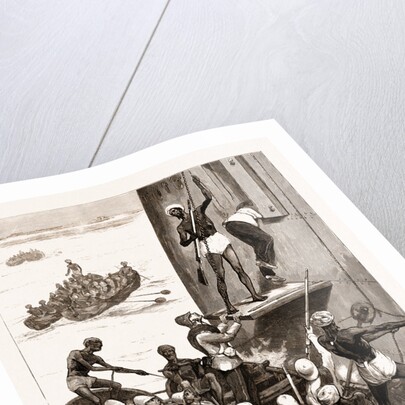 The Prince Of Wales In India, 1876: Troops Of The 43rd Regiment Embarking At Cananore To Meet The Prince by Anonymous