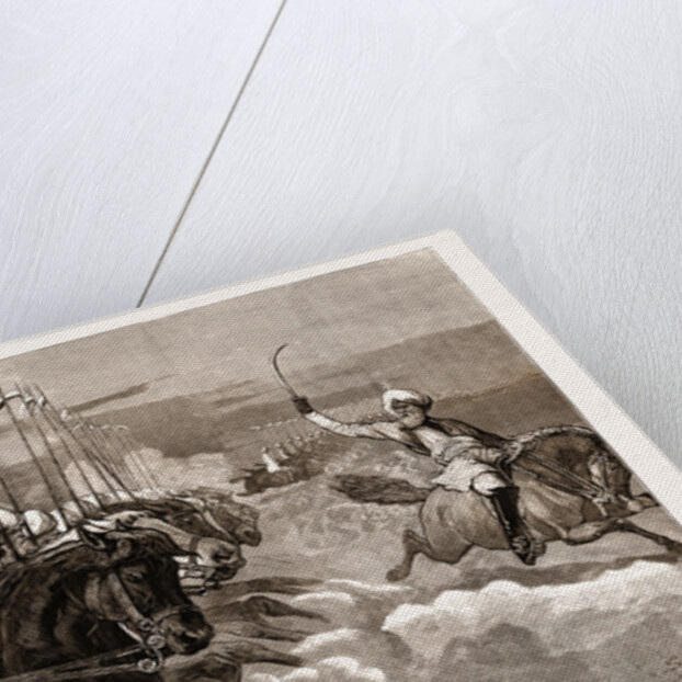 Grand Review Before The Prince Of Wales At Delhi, India: Charge Of Native Cavalry by Anonymous