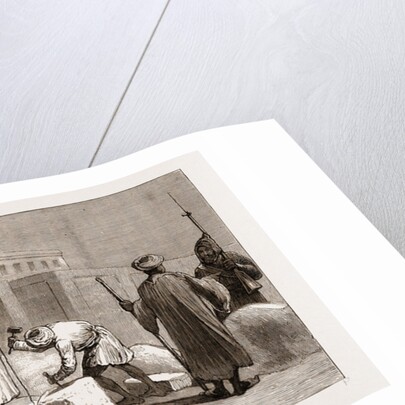 Convicts At Work Building The Khedive's Barracks, Cairo by Anonymous