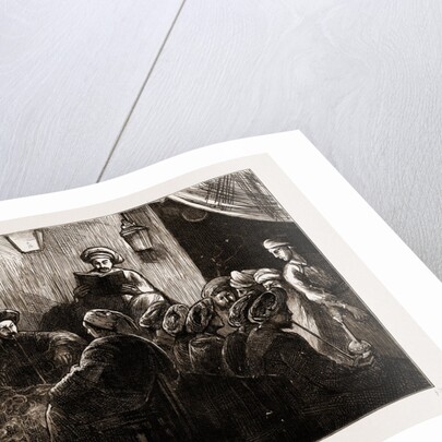 Reading A Story Outside A Cafe, Cairo by Anonymous