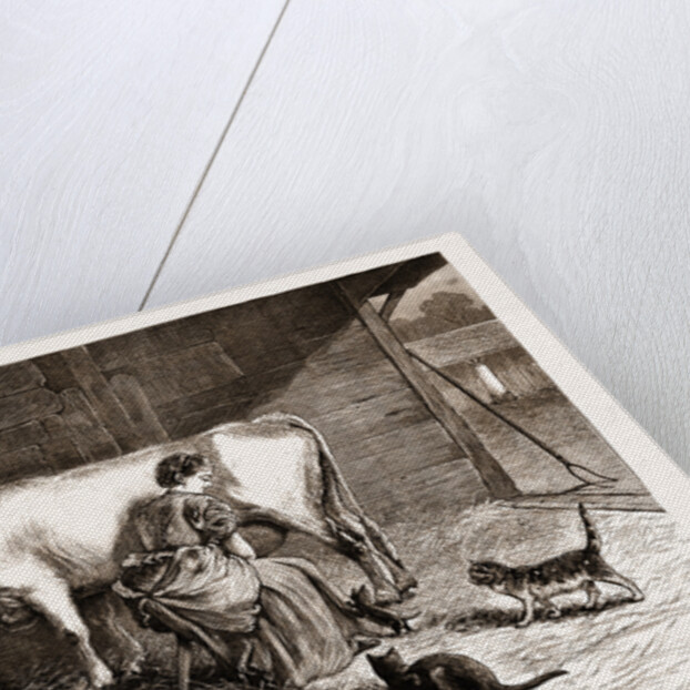 Ladies In Waiting From The Painting By S.e. Waller Exhibited In The Dudley Gallery, UK by Anonymous