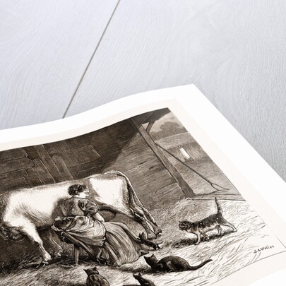 Ladies In Waiting From The Painting By S.e. Waller Exhibited In The Dudley Gallery, UK by Anonymous