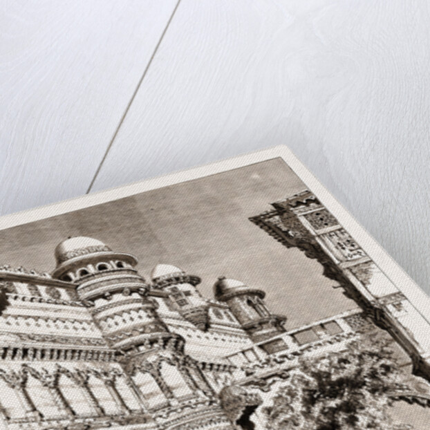 The Prince Of Wales Visiting The Fort At Gwalior, India by Anonymous