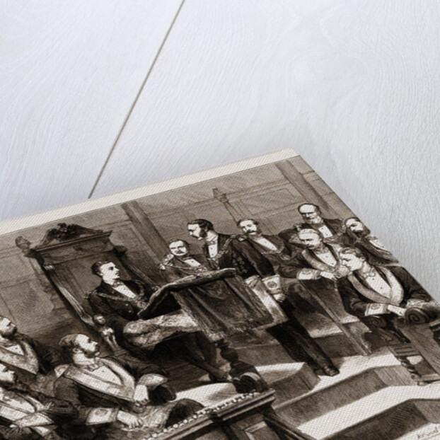 Installation Of Prince Leopold As Grand Master Of The Oxfordshire Freemasons In The Sheldonian Theatre, Oxford by Anonymous