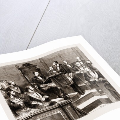 Installation Of Prince Leopold As Grand Master Of The Oxfordshire Freemasons In The Sheldonian Theatre, Oxford by Anonymous