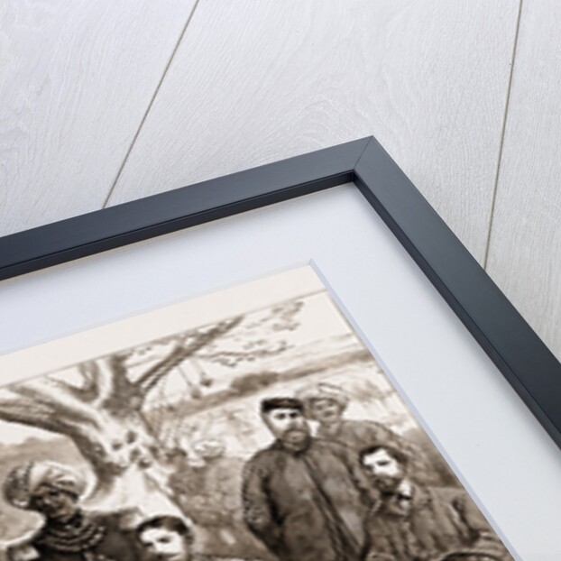 The Late Captain J. Butler (since Assassinated By The Nagas) Receiving A Deputation Of Native Chiefs, 1876 by Anonymous