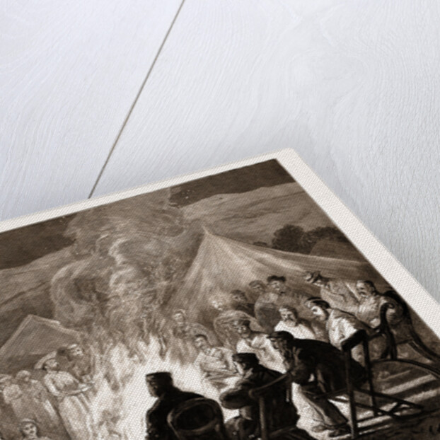 The Prince Of Wales In The Terai: The Camp Fire: Thibetans Dancing, 1876 by Anonymous