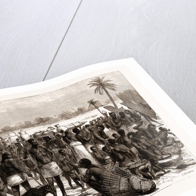 The Central African Expedition: Soko Or Market At Kawele, 1876 by Anonymous