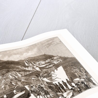 The Prince Of Wales At Gibraltar: On The Way To Casemate Square, 1876 by Anonymous