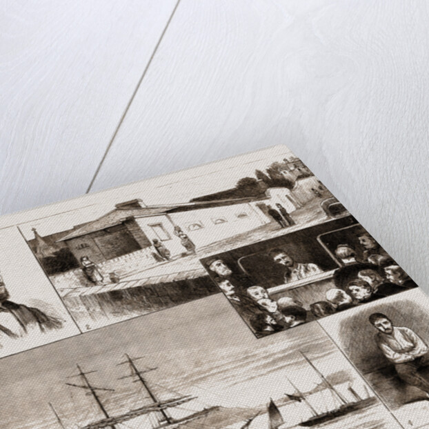 The Mutiny On Board The caswell, 1876 by Anonymous