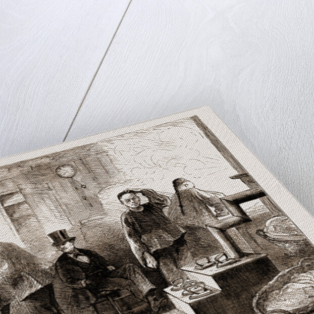 A Chinese Laundry In Philadelphia, 1876 by Anonymous