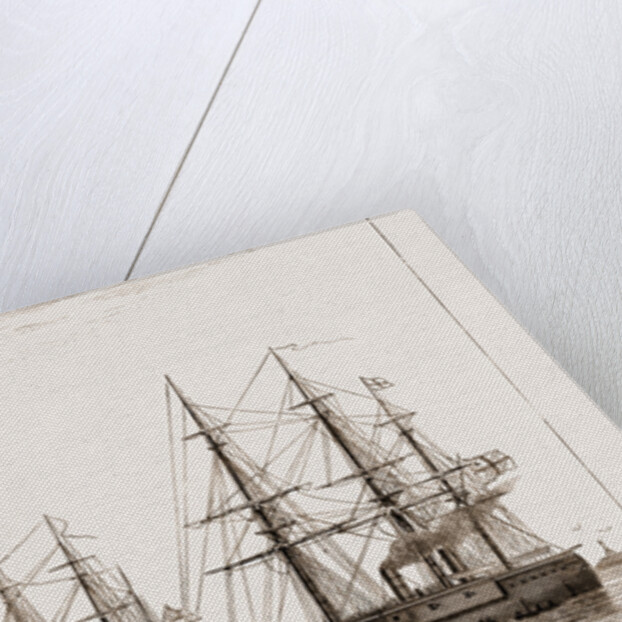 The German Ironclad Fleet In Plymouth Sound, UK by Anonymous