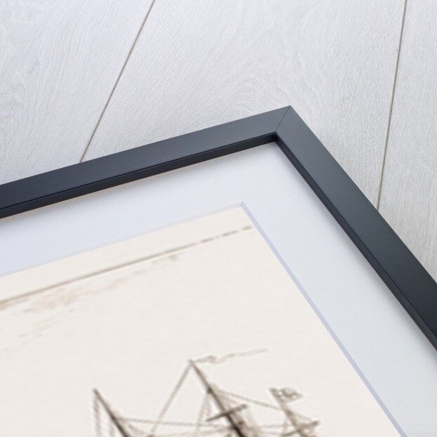 The German Ironclad Fleet In Plymouth Sound, UK by Anonymous