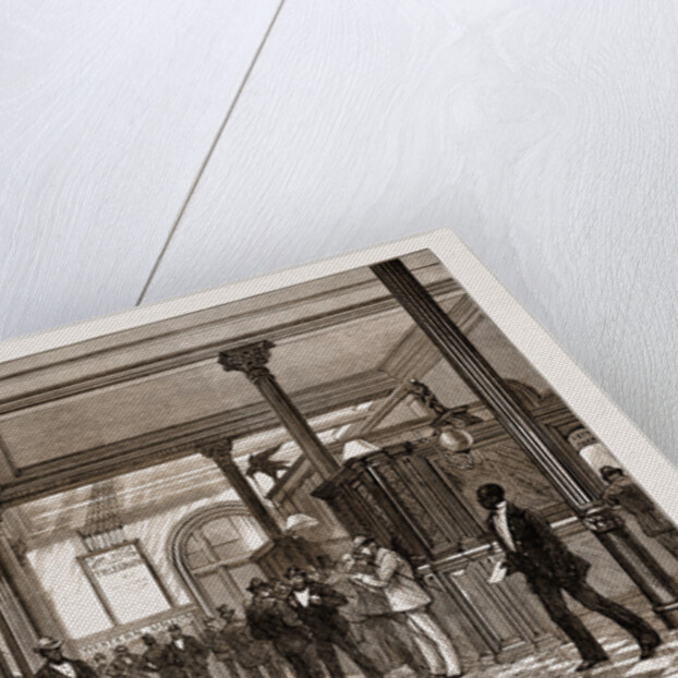The American Centennial Exhibition: Hotel Life At Philadelphia: The Inquiry Office, US by Anonymous