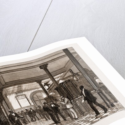 The American Centennial Exhibition: Hotel Life At Philadelphia: The Inquiry Office, US by Anonymous