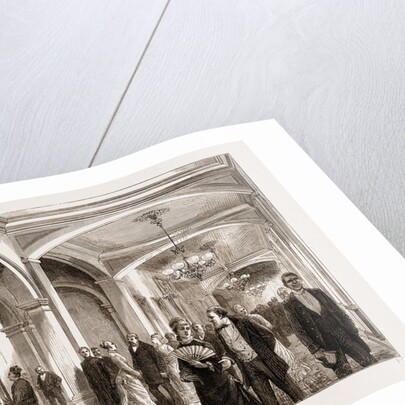 The American Centennial Exhibition: Hotel Life At Philadelphia: The Corridor After Dinner, US by Anonymous