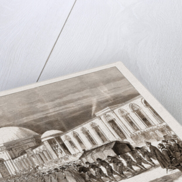 The Eastern Question: Funeral Procession Of The Late Sultan Entering The Mausoleum Of Sultan Mahmoud Il by Anonymous