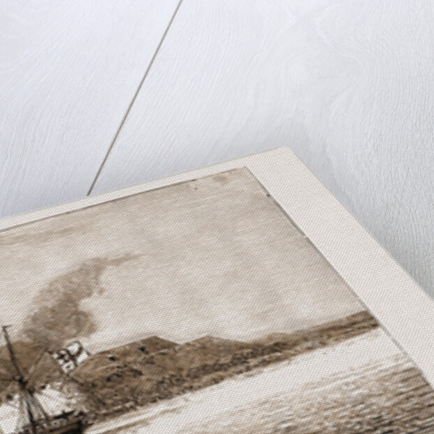 Forts At The Entrance Of The Peiho River, China by Anonymous