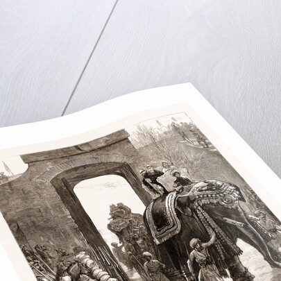 Entry Of The Prince Of Wales Into Jammu With The Maharajah Of Kashmir, India by Anonymous