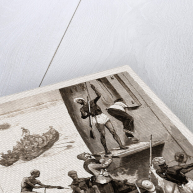 Troops Of The 43rd Regiment Embarking At Cannanore To Meet The Prince, India by Anonymous