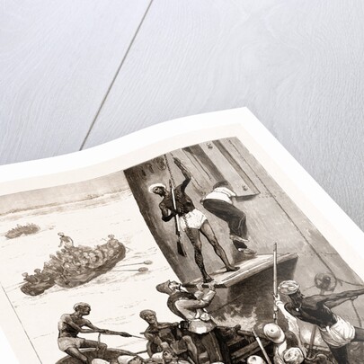 Troops Of The 43rd Regiment Embarking At Cannanore To Meet The Prince, India by Anonymous
