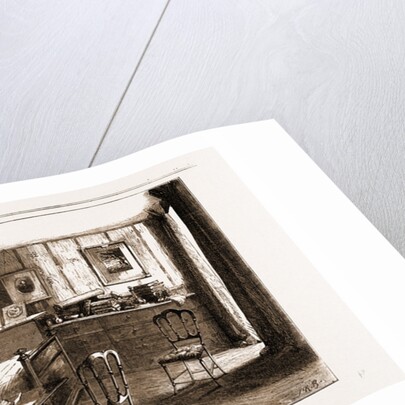 The Bedroom In Les Jardies, Ville D'avray by Anonymous