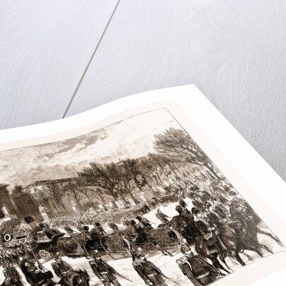 The Late Leon Gambetta: The Funeral Procession Leaving The Chamber Of Deputies, 1883 by Anonymous