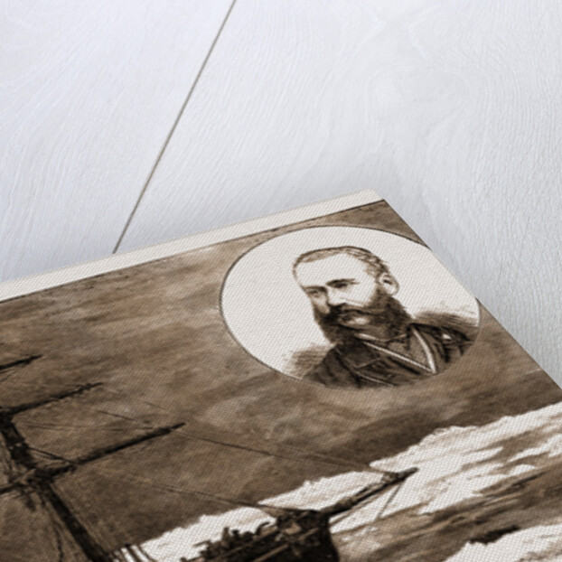 The Danish Nort-polar Expedition: The djimphna, 1883; Lieutenant Hovgaard by Anonymous