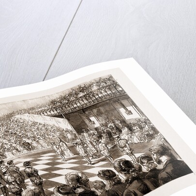 Chess With Living Pieces: A Match At The Guildhall, Winchester by Anonymous