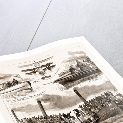 The Oxford And Cambridge Boat Race, Putney Bridge by Anonymous
