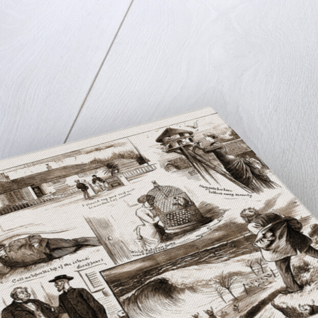 A Tidal Wave That Did Not Come, 1883 by Anonymous