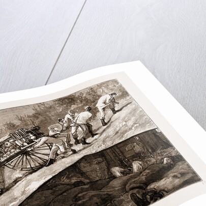 The Volunteer Review At Brighton: The March Down Of The Baggage Guard Of The Artists' Corps (20th Middlesex), 1883 by Anonymous