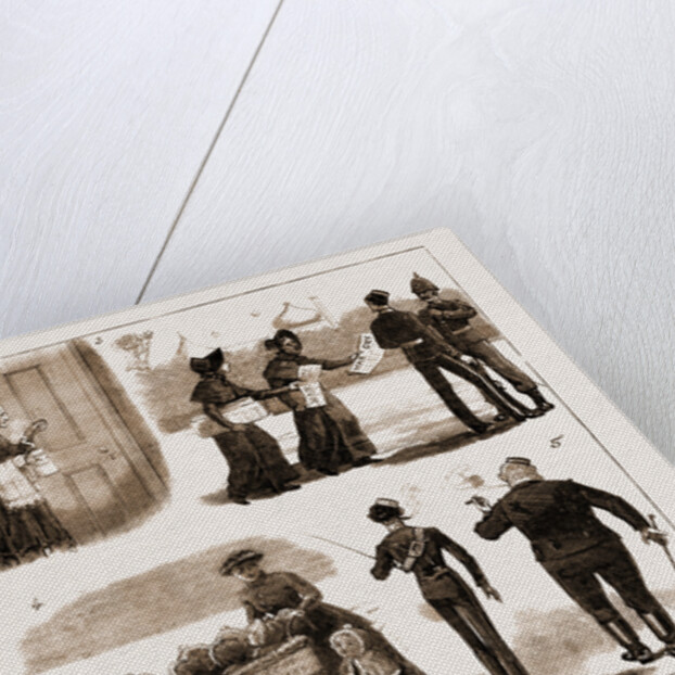 The Volunteer Review At Brighton, Sketches In The Town by Anonymous