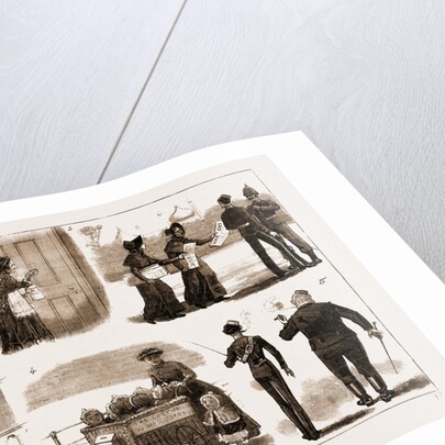 The Volunteer Review At Brighton, Sketches In The Town by Anonymous