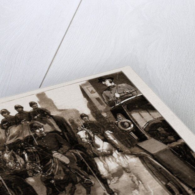 The Dynamite Plot: The Fenian Prisoners Being Escorted From Bow Street Police Station To Millbank Prison, UK by Anonymous