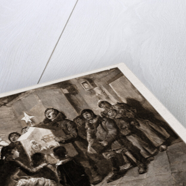 Singing Christmas Carols In Russia, 1883 by Anonymous