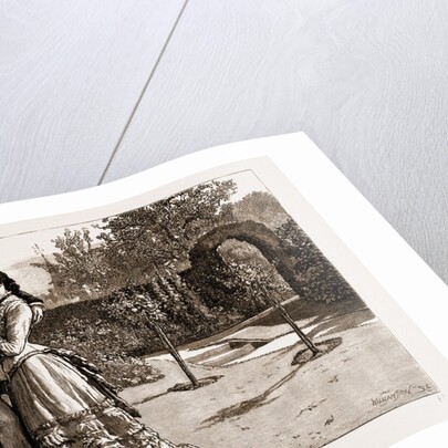 Thirlby Hall, Drawn By William Small, 1883; Yielding To An Uncontrollable Impulse, I Caught Her Suddenly In My Arms, And Kissed Her Forehead. by Anonymous