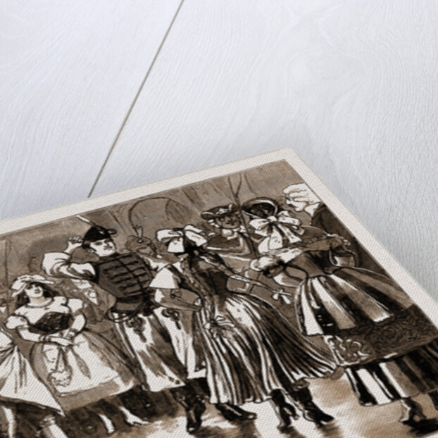 The Prince Of Wales At Baden-baden, The Jubilee Of The International Club: The Costume Ball Given By The Baden Club, 1883 by Anonymous