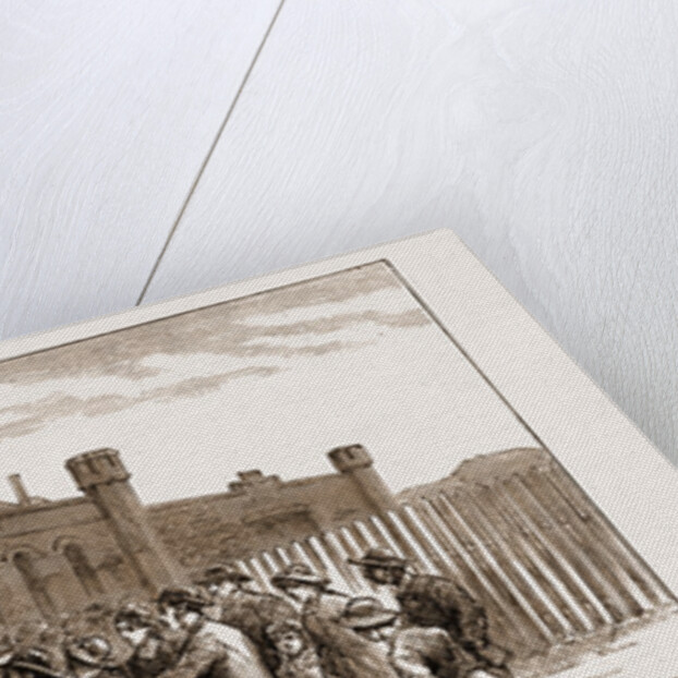 The Assassination Of Carey, Arrest Of O'Donnell At Port Elizabeth: O'donnell Leaving The Prison For The Court House, 1883 by Anonymous