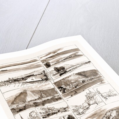 Sketches On The Meuse Between Namur And Givet, 1883 by Anonymous