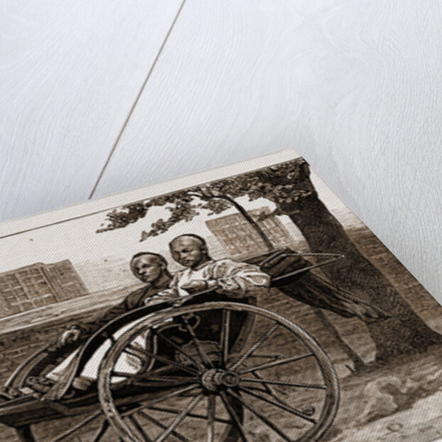 A Jinriksha, Rickshaw, Or Chinese Hand-carriage, 1883 by Anonymous