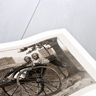 A Jinriksha, Rickshaw, Or Chinese Hand-carriage, 1883 by Anonymous