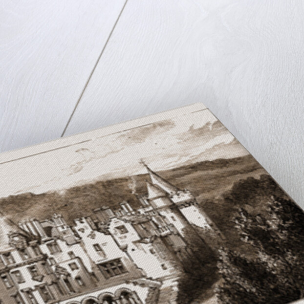 Cortachy Castle, Forfarshire, Scotland, UK, Seat Of The Earl Of Airlie, Destroyed By Fire, Sept. 14, 1883 by Anonymous
