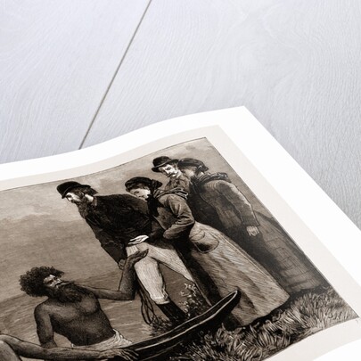 The Ladies Want To Cross A River, New South Wales, Australia, 1883 by Anonymous