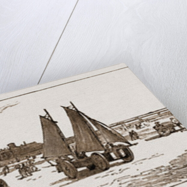 Southport From The Sands, UK, 1883 by Anonymous