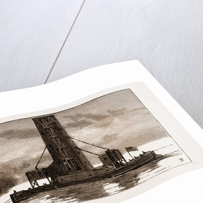 The New Grain Elevator, International, Being Towed Across The North Sea To Antwerp, 1883 by Anonymous
